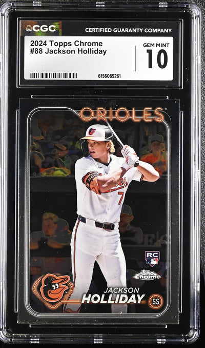 2024 Topps Chrome Jackson Holliday #88 Rookie CGC 10
