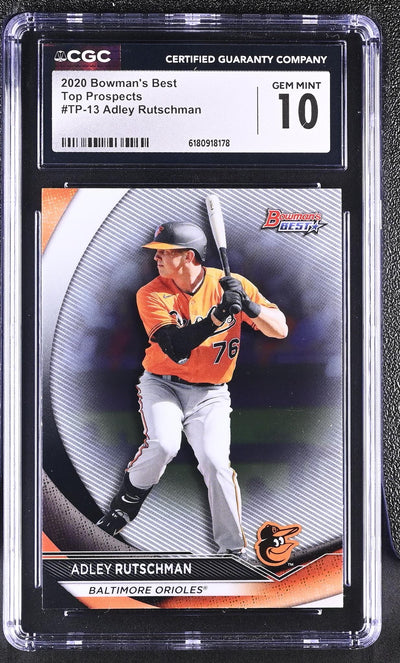 2020 Bowman's Best Top Prospects Adley Rutschman #TP-13 CGC 10