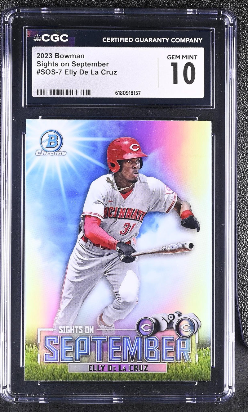 2023 Bowman Sights on September Elly De La Cruz #SOS-7 CGC 10