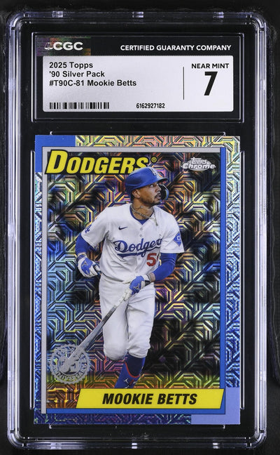 2025 Topps '90 Silver Pack Mookie Betts CGC 7