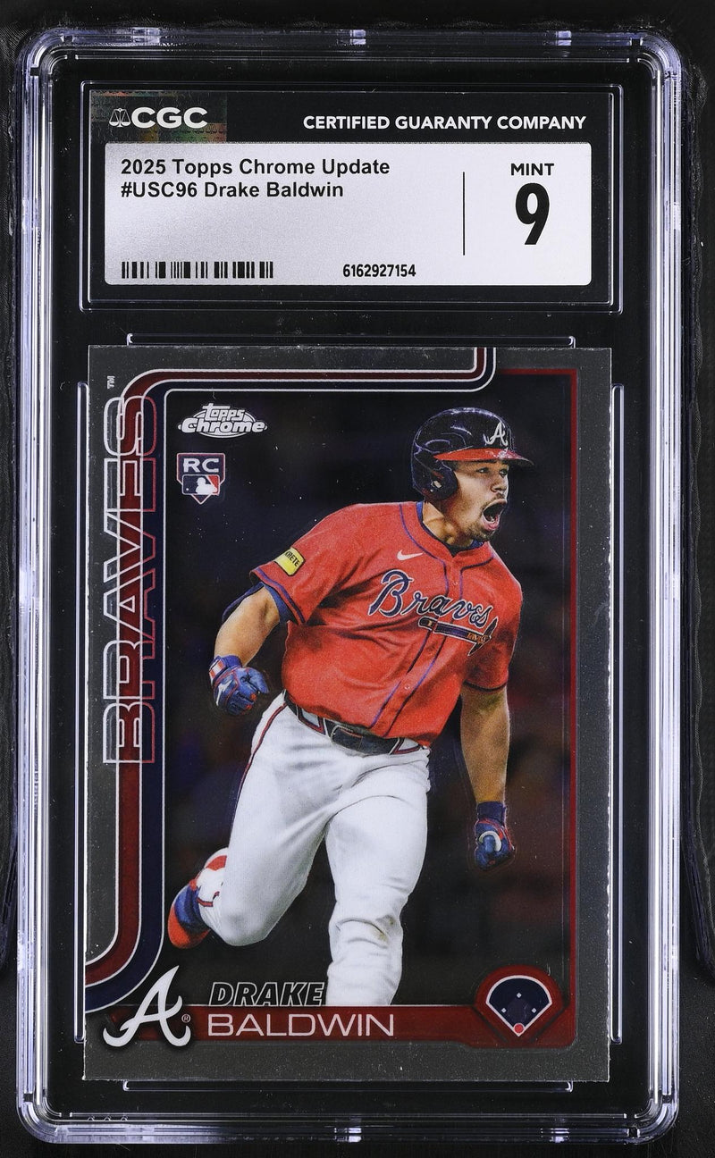 2025 Topps Chrome Update Drake Baldwin #USC96 RC CGC