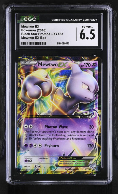 Pokémon Black Star Promos Mewtwo EX #XY183 EX/NM+ CGC 6.5