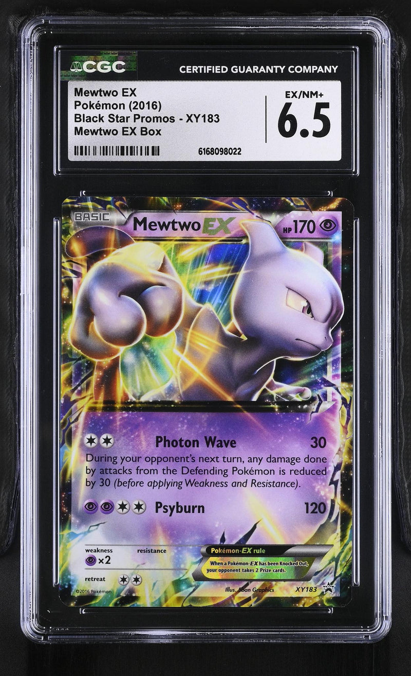 Pokémon Black Star Promos Mewtwo EX #XY183 EX/NM+ CGC 6.5