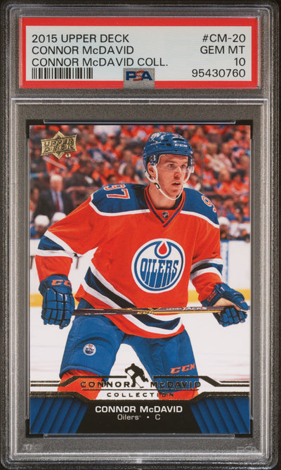 2015 Upper Deck Connor Mcdavid Collection Connor Mcdavid #20 PSA 10