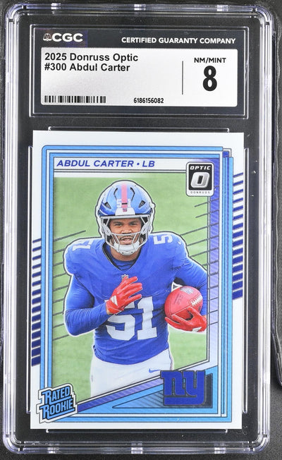 2025 Panini Donruss Optic Abdul Carter #300 Rookie CGC 8