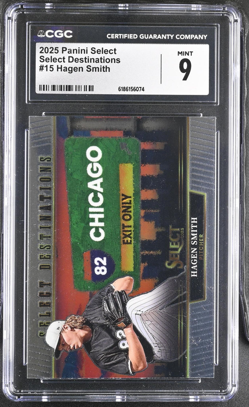 2025 Panini Select Select Destinations #15 Hagen Smith CGC 9