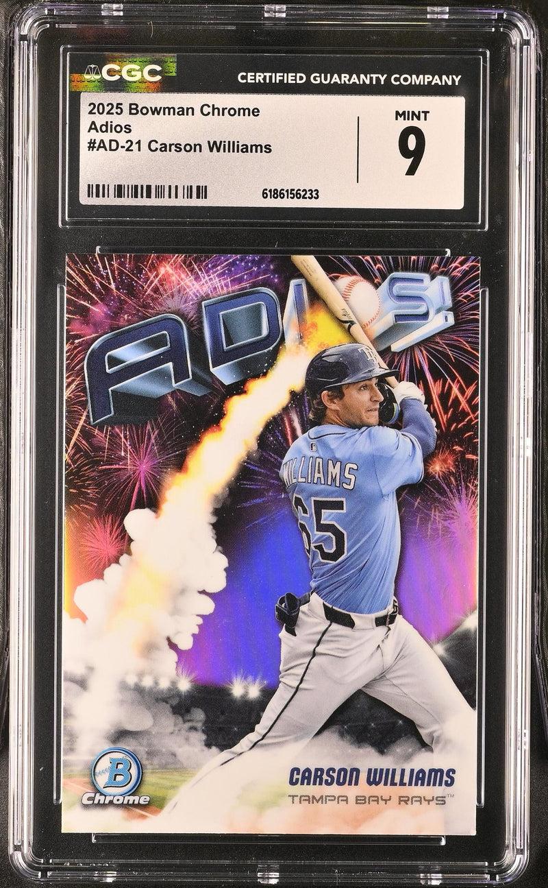 2025 Bowman Chrome Adios Carson Williams #AD-21 CGC 9