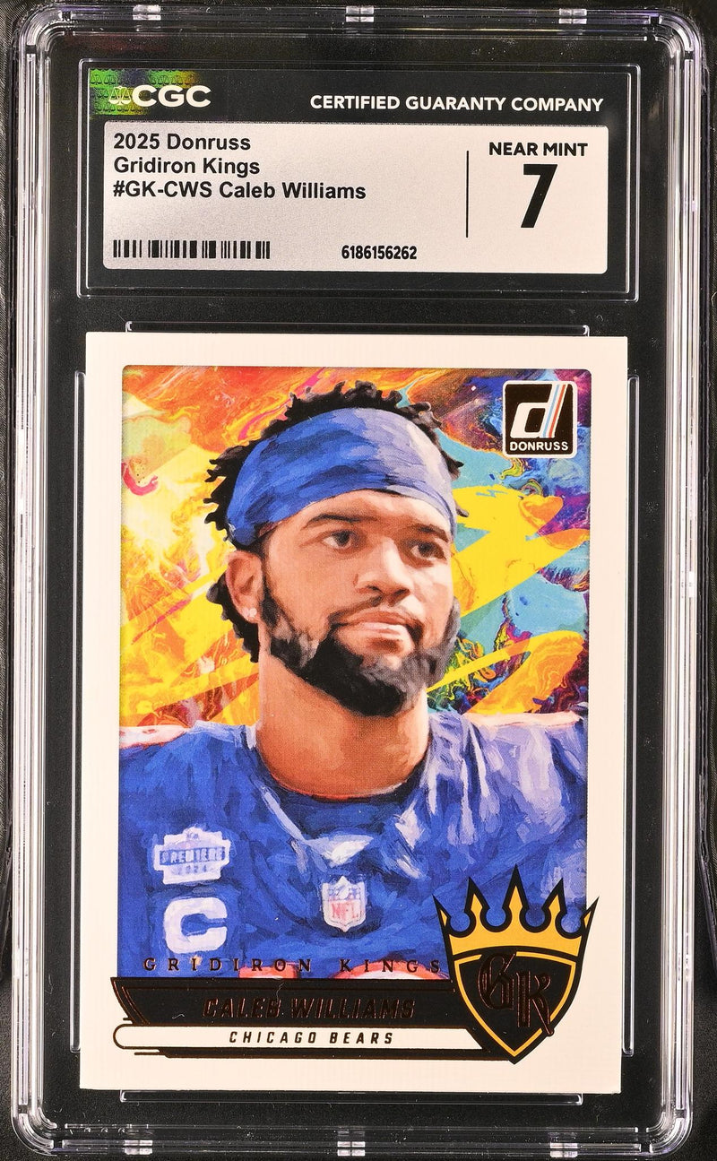 2025 Panini Donruss Gridiron Kings Caleb Williams #GK-CWS CGC 7