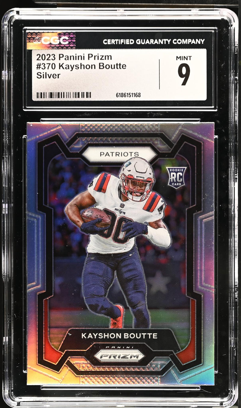 2023 Panini Prizm Kayshon Boutte #370 Rookie Silver CGC 9