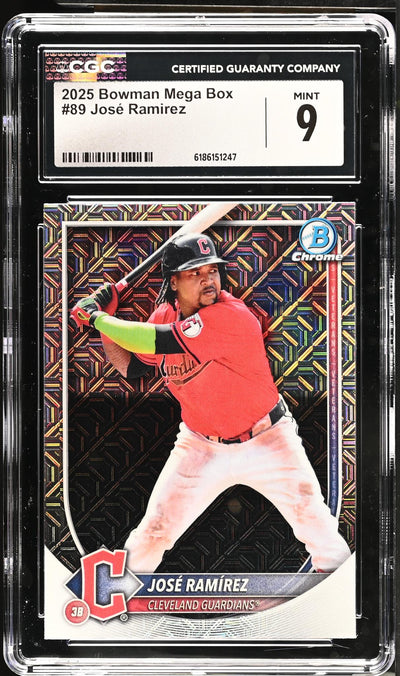2025 Bowman Mega Box José Ramírez #89 CGC