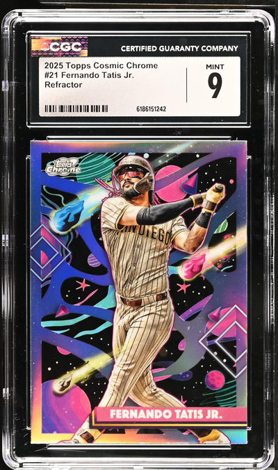 2025 Topps Cosmic Chrome Fernando Tatis Jr. #21 Refractor CGC 9