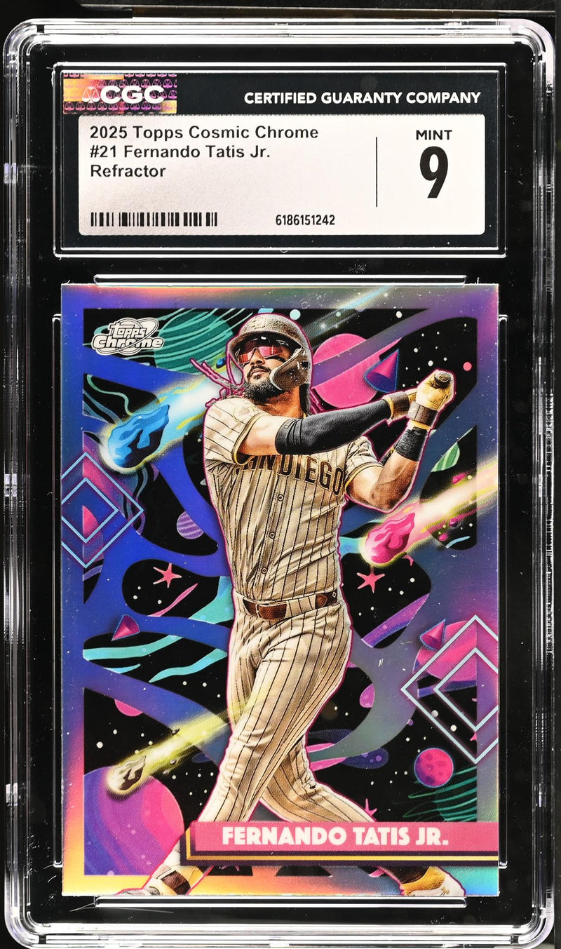 2025 Topps Cosmic Chrome Fernando Tatis Jr. #21 Refractor CGC 9