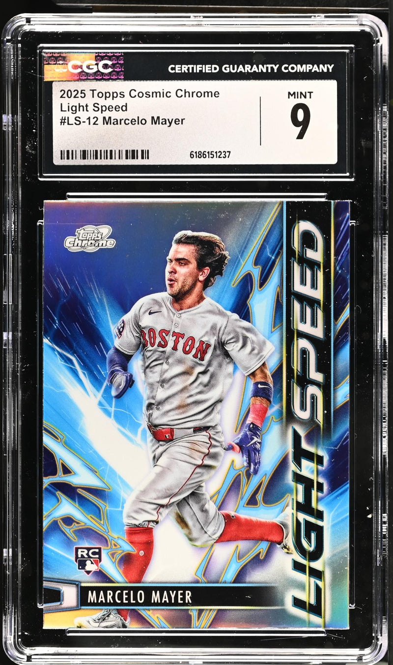 2025 Topps Cosmic Chrome Light Speed Marcelo Mayer #LS-12 Rookie CGC 9