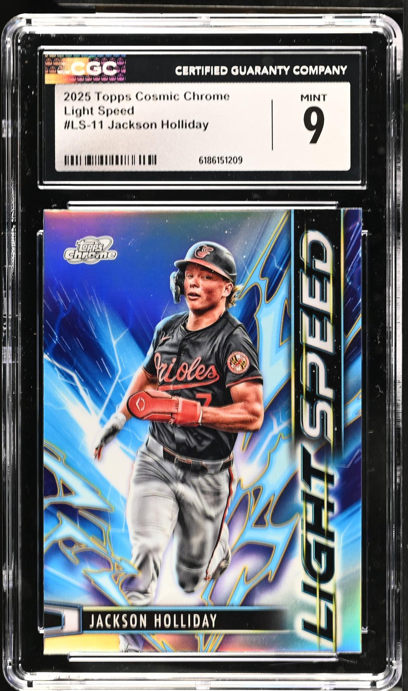 2025 Topps Chrome Jackson Holliday #LS-11 Light Speed CGC 9