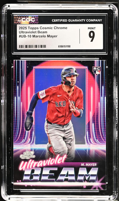 2025 Topps Cosmic Chrome Marcelo Mayer #UB-10 Ultraviolet Beam Rookie CGC 9