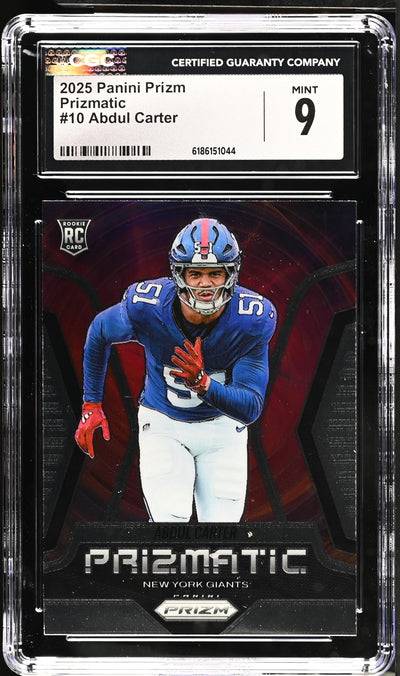 2025 Panini Prizm Prizmatic Abdul Carter RC #10 CGC 9