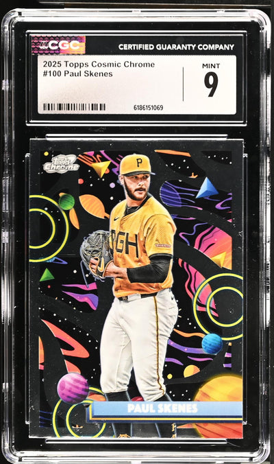 2025 Topps Cosmic Chrome Paul Skenes #100 CGC 9
