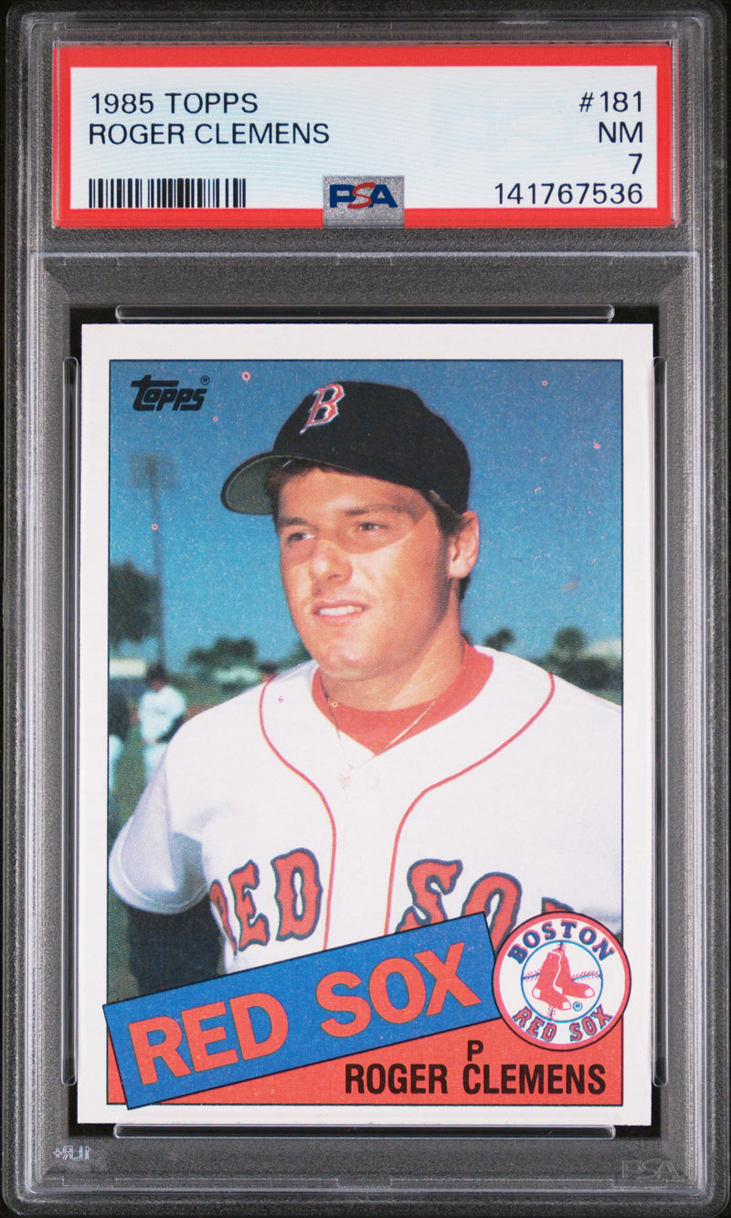 1985 Topps Roger Clemens #181 PSA 7
