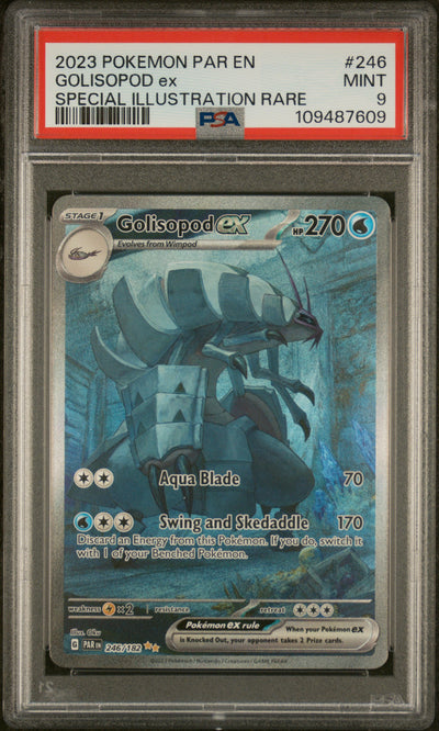 2023 Pokemon Scarlet and Violet Paradox Rift Special Illustration Rare Golisopod Ex #246 PSA 9