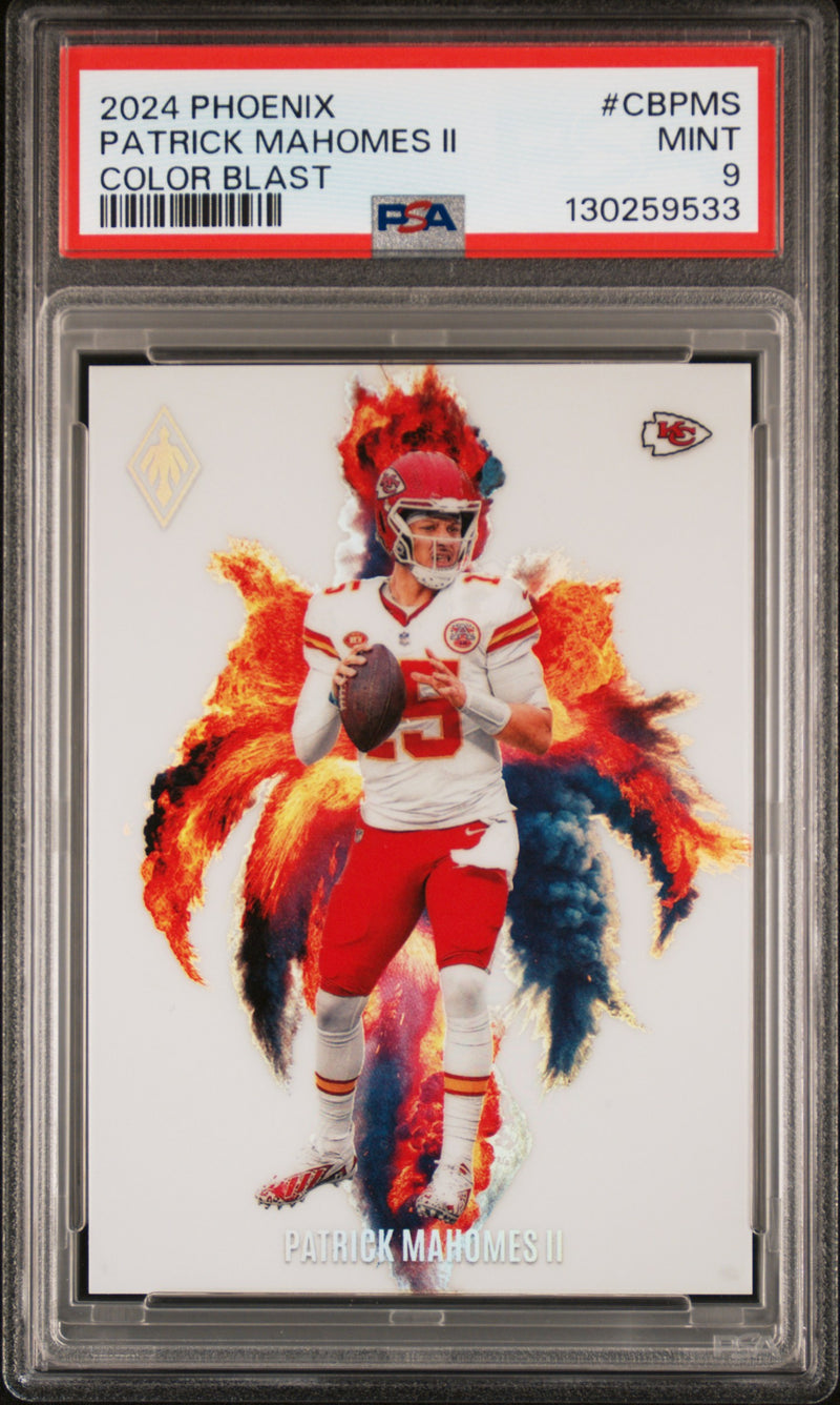 2024 Panini Phoenix Color Blast Patrick Mahomes II #CB-PMS PSA 9