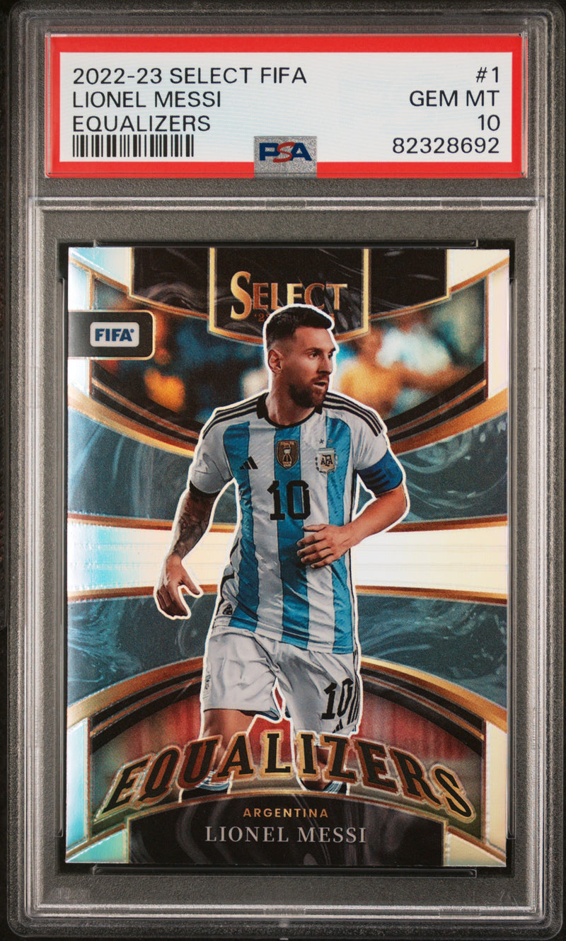 2022 Select Fifa Equalizers Lionel Messi #1 PSA 10