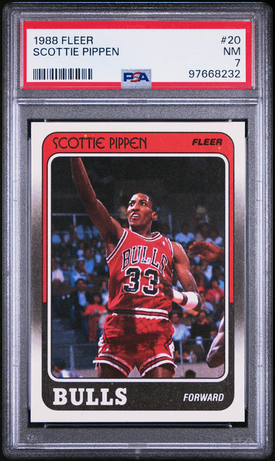 1988 Fleer Scottie Pippen #20 PSA 7