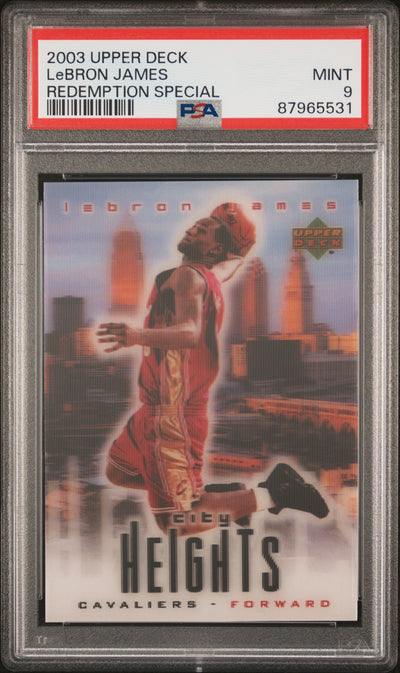 2003 Upper Deck City Heights Redemption Special LeBron James PSA 9