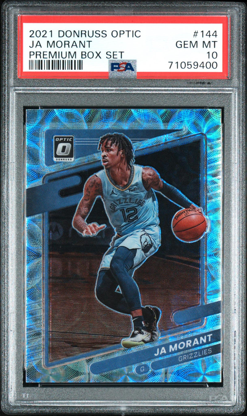 2021 Donruss Optic Premium Box Set Ja Morant #144 /249 PSA 10