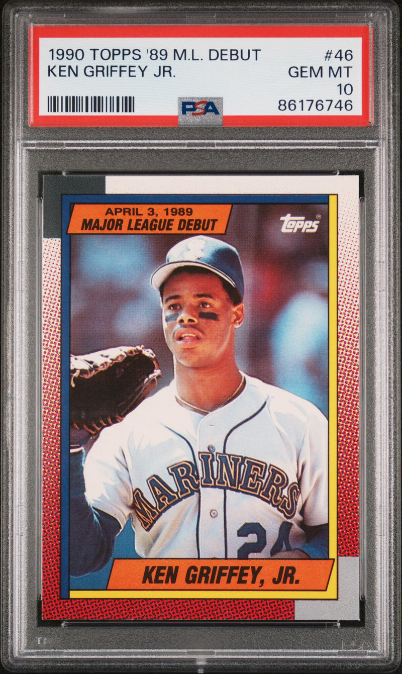 1990 Topps Debut '89 Major League Debut Ken Griffey Jr. #46 PSA 10