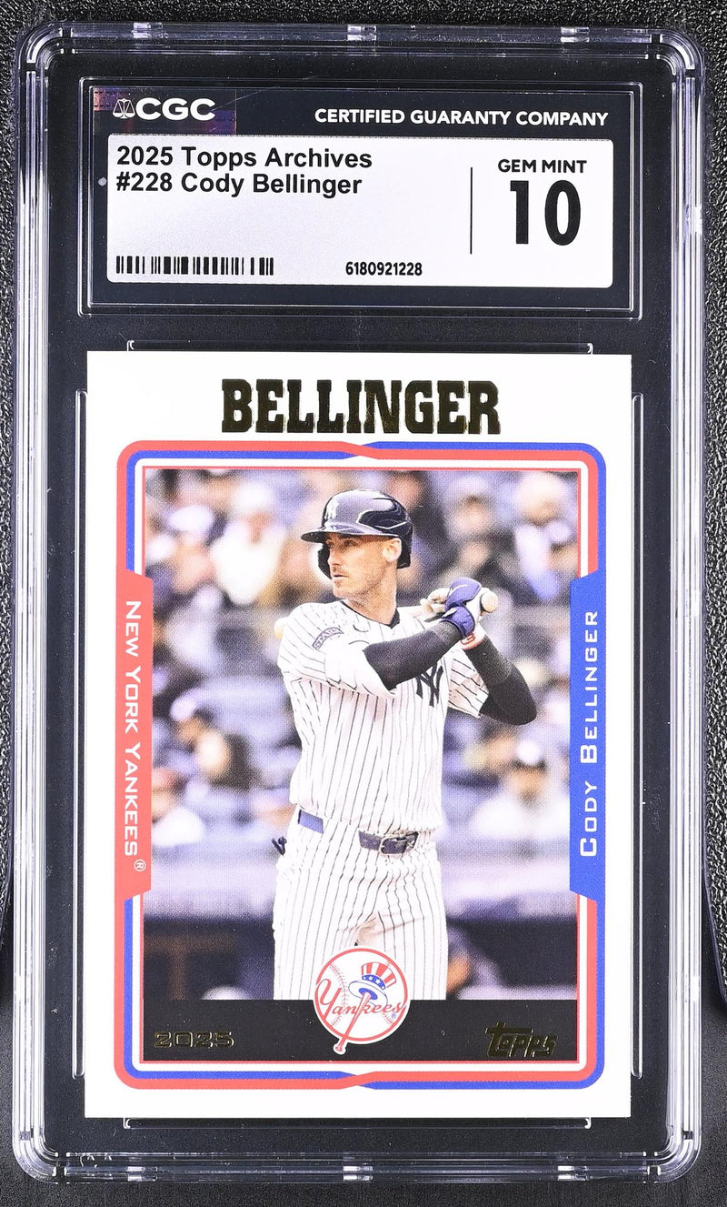 2025 Topps Archives Cody Bellinger #228 CGC 10