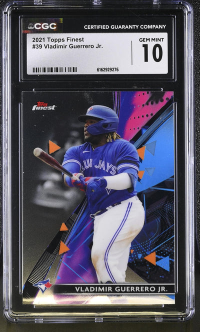 2021 Topps Finest Vladimir Guerrero Jr. #39 CGC 10