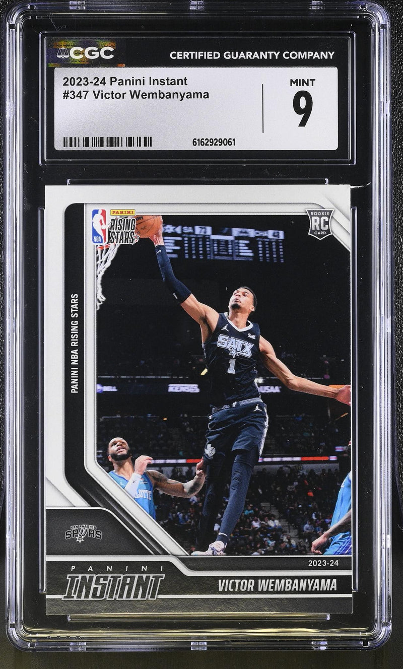 2023-24 Panini Instant Victor Wembanyama #347 Rookie /8615 CGC 9