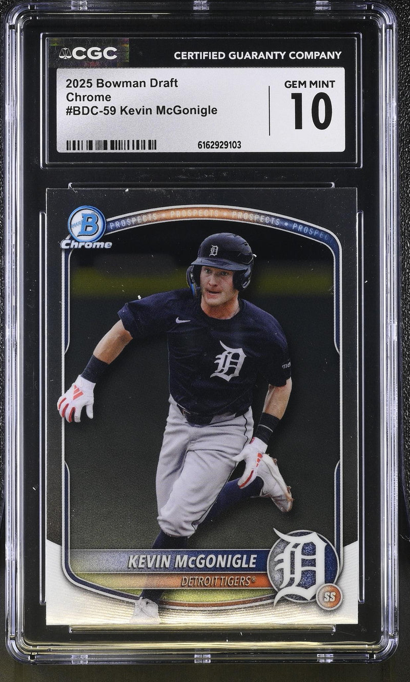 2025 Bowman Draft Chrome Kevin McGonigle #BDC-59 CGC 10