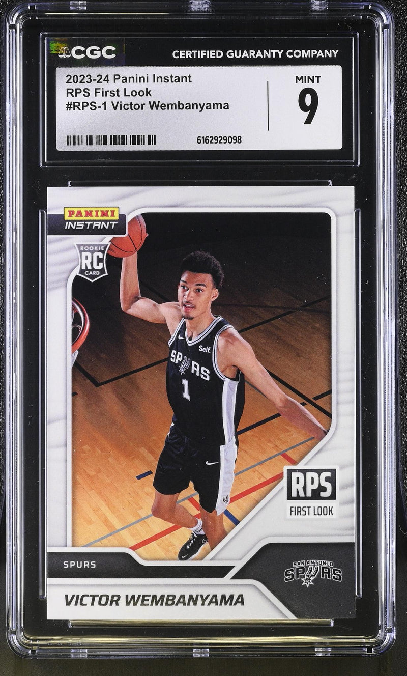 2023-24 Panini Instant RPS First Look Victor Wembanyama #RPS-1 Rookie /16791 CGC 9