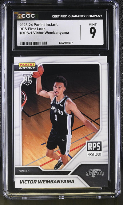 2023-24 Panini Instant Victor Wembanyama #RPS-1 Rookie RPS First Look /16791 CGC 9