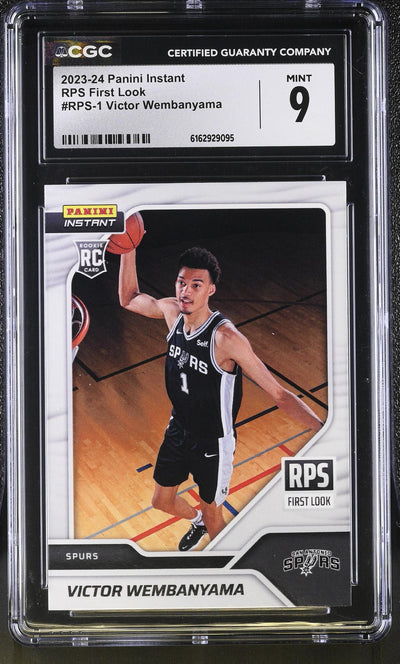 2023-24 Panini Instant RPS First Look Victor Wembanyama #RPS-1 RC /16791 CGC 9