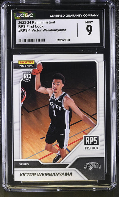 2023 Panini Instant RPS First Look Victor Wembanyama #RPS-1 Rookie /16791 CGC 9