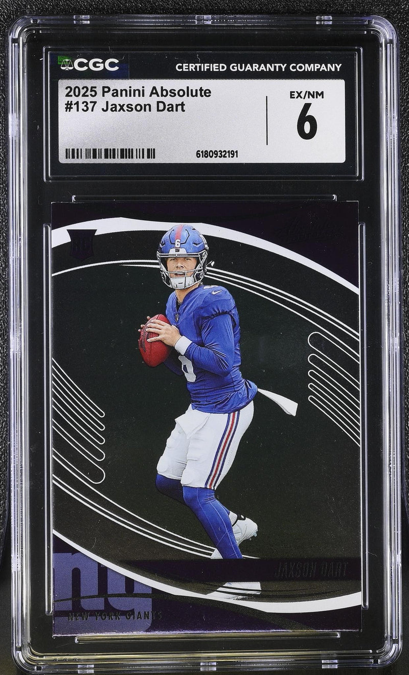 2025 Panini Absolute Jaxson Dart #137 CGC 6