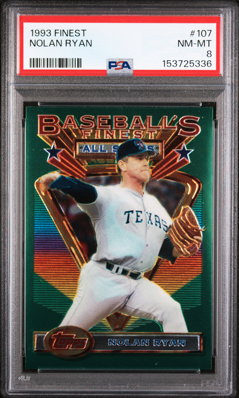 1993 Finest Nolan Ryan #107 PSA 8