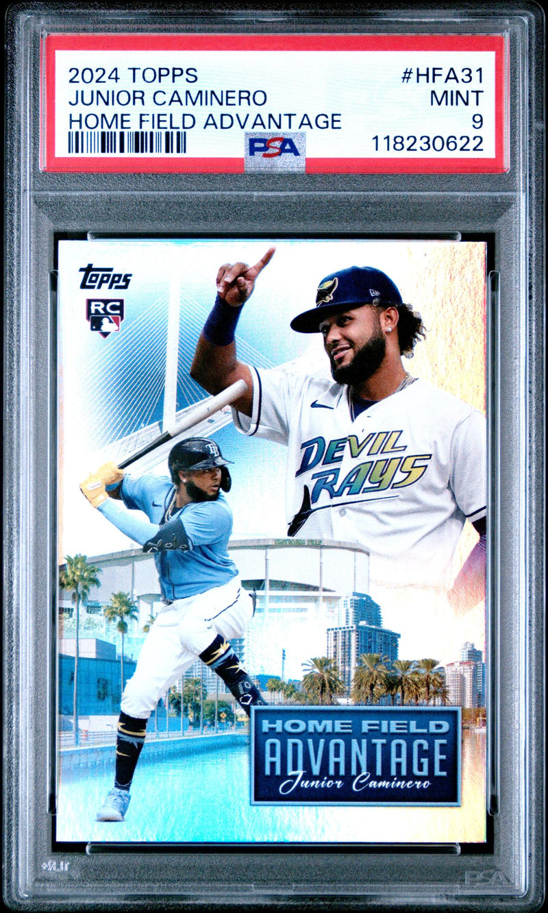 2024 Topps Home Field Advantage Junior Caminero #HFA31 PSA 9