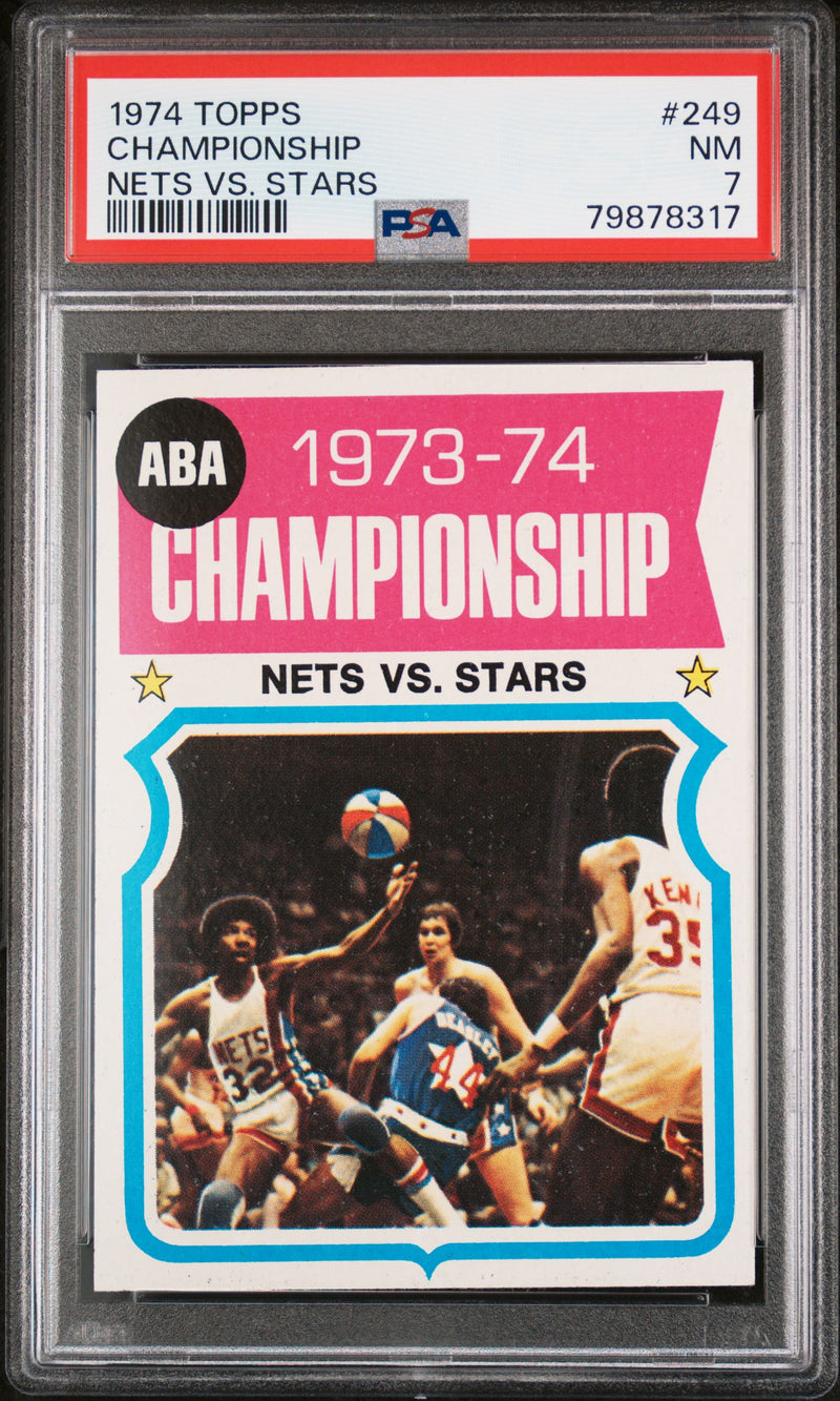 1974 Topps Julius Erving #249 PSA 7