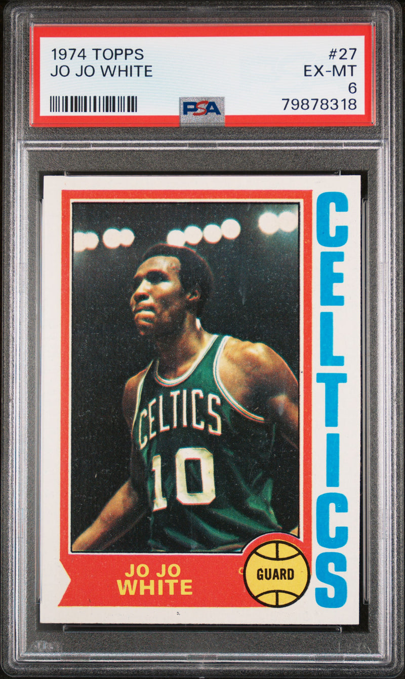 1974 Topps Jo Jo White #27 PSA 6