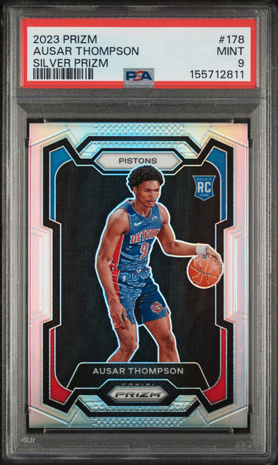 2023 Panini Prizm Silver Prizm Ausar Thompson #178 PSA 9