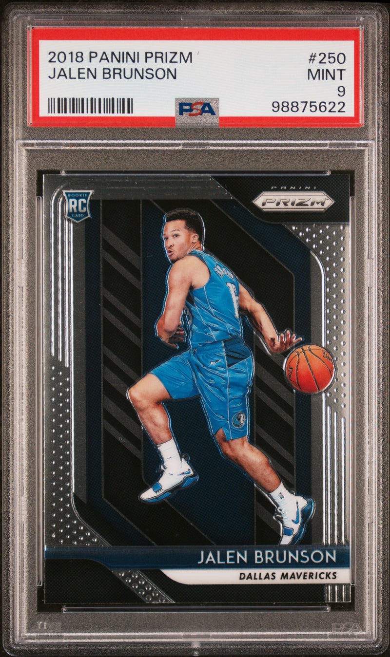 2018 Panini Prizm Jalen Brunson #250 PSA 9