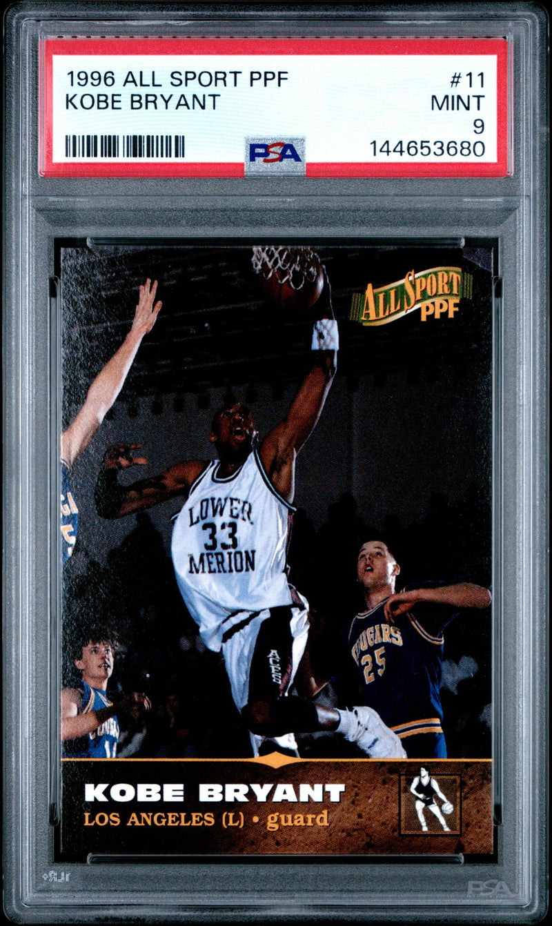 1996 Score Board All Sport Ppf Kobe Bryant #11 PSA 9