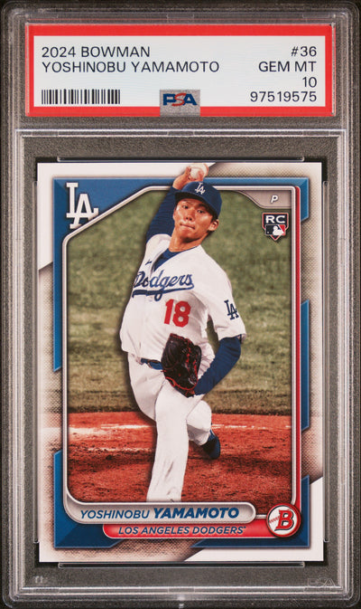 2024 Bowman Yoshinobu Yamamoto #36 PSA 10