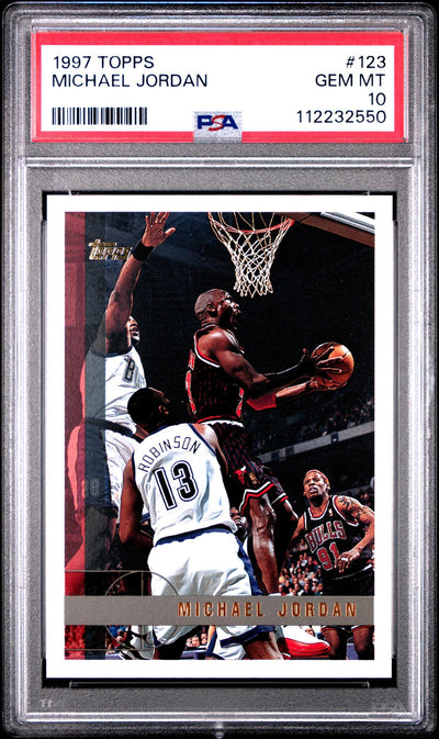 1997 Topps Michael Jordan #123 PSA 10