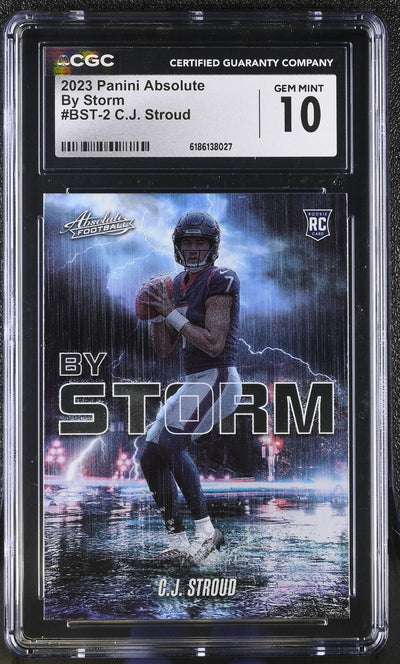 2023 Panini Absolute C.J. Stroud #BST-2 Rookie By Storm CGC 10