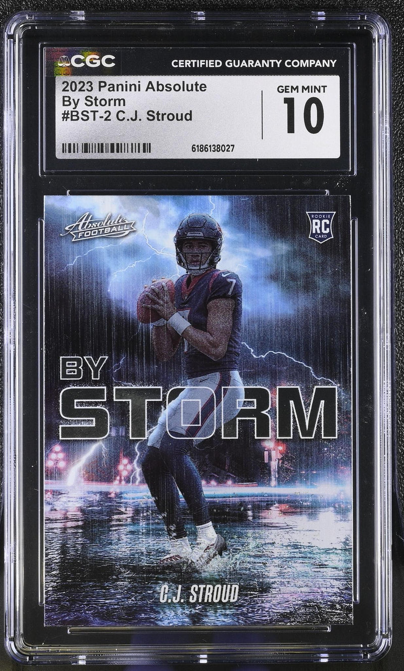 2023 Panini Absolute C.J. Stroud #BST-2 Rookie By Storm CGC 10