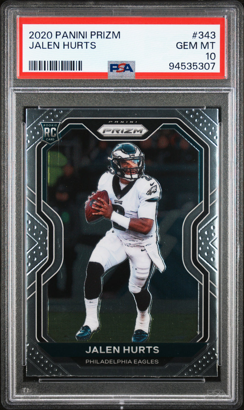 2020 Panini Prizm Jalen Hurts #343A PSA 10